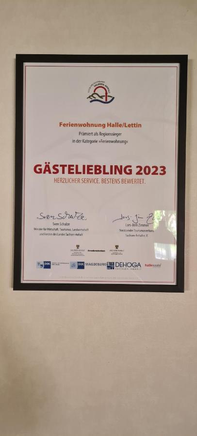 Ferienwohnung Halle/Lettin Halle  Exterior foto